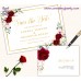 Burgundy Save the Date card printable template,Ivory Save the Date,(124)